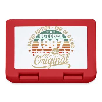 Octobre 1987 - Légendes Sont Nées En Octobre 1987 - Boîte à goûter - rouge - Devant