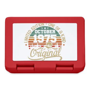 Octobre 1975 - Légendes Sont Nées En Octobre 1975 - Boîte à goûter - rouge - Devant
