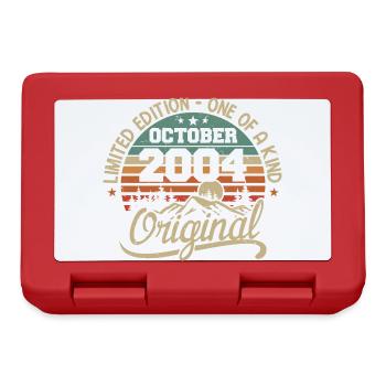 October 2004 - Legends Are Born In October 2004 - Lunchbox - red - Front