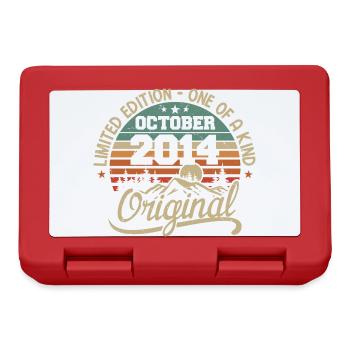 Oktober 2014 - Legenden werden im Oktober 2014 geboren - Brotdose - Rot - Vorne