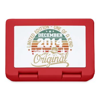 Original 11th Anniversary Gift, December 2014 - Lunchbox - red - Front