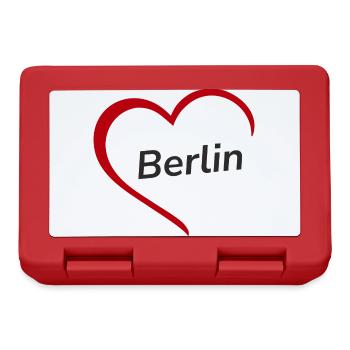 Berlin with Heart - My City - I Love Loving - Lunchbox - red - Front