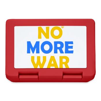No more war - Lunchbox - red - Front