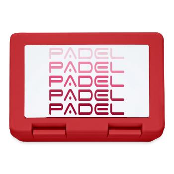 Padel Padeltennis magenta-Padel-space Paddle - Lunchbox - red - Front