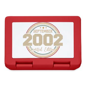 September 2002 Birthday Gift 2002 - Lunchbox - red - Front