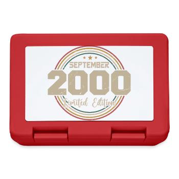 September Birthday Gift 2000 - Lunchbox - red - Front