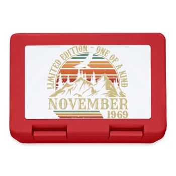 Born in November 1969 - Birthday November 1969 - Lunchbox - red - Front