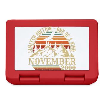 Born in November 2000 - Birthday November 2000 - Lunchbox - red - Front