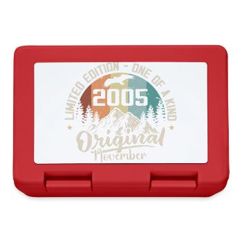 Original November 2005 Birthday November 2005 - Lunchbox - red - Front