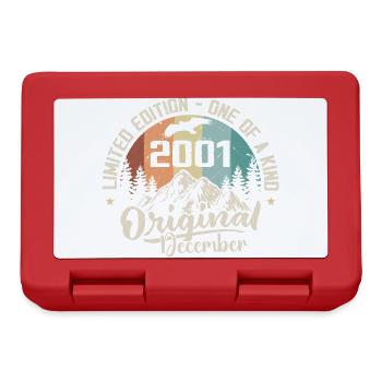 Birthday December 2001 - Gift December 2001 - Lunchbox - red - Front