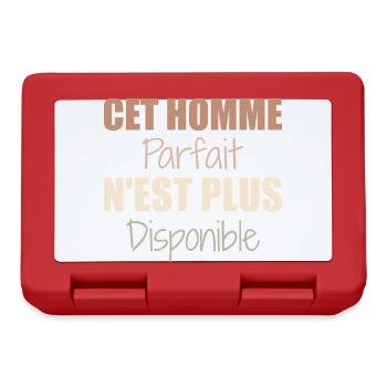 This perfect man is no longer available as a couple - Lunchbox - red - Front