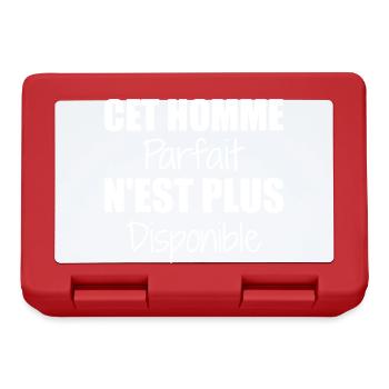 This perfect man is no longer available as a couple - Lunchbox - red - Front