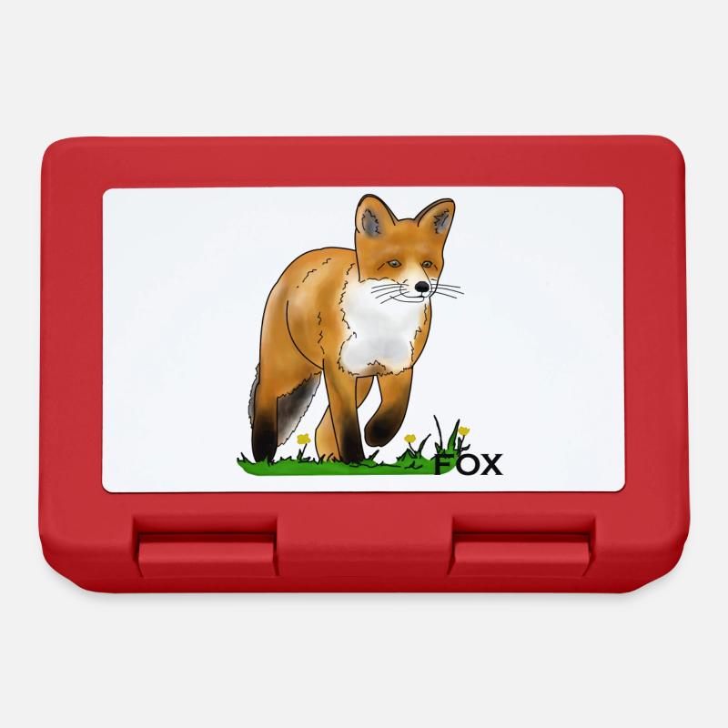 Fox - Lunchbox - red