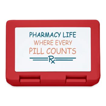Apotheke | Pharma Life - Brotdose - Rot - Vorne