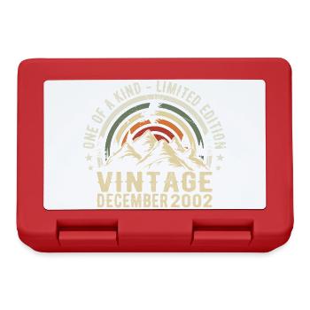 December 2002 - Excellent since December 2002 - Lunchbox - red - Front