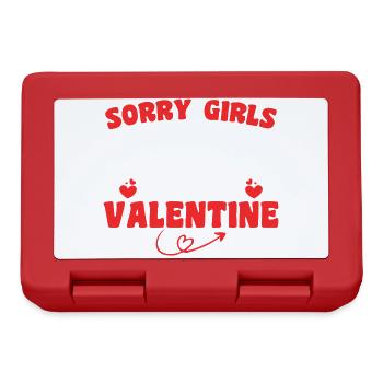Sorry Girls My Grandma Is My Valentine - Lunchbox - red - Front