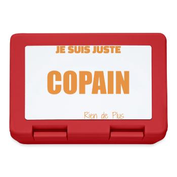 I'm just the best friend in the world - Lunchbox - red - Front
