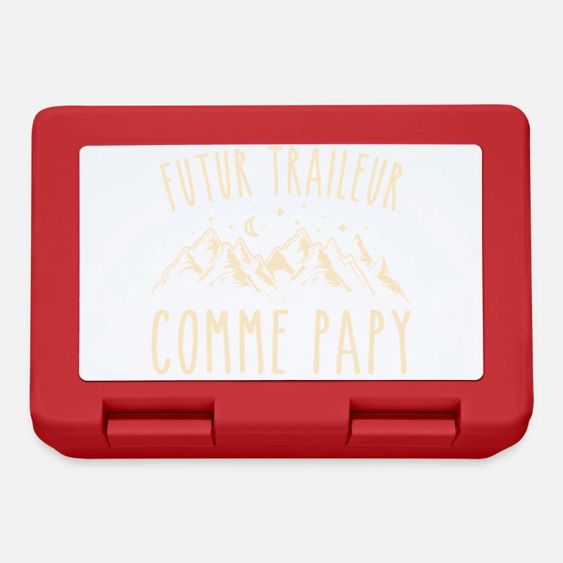 futur traileur cadeau garçon trail - Boîte à goûter - rouge