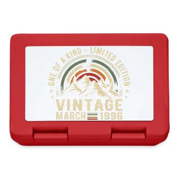 Born in March 1996 - Born in March 1996 - Lunchbox - red - Front