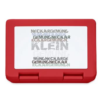 Neckargemünd - Kleingemuend - Brotdose - Rot - Vorne
