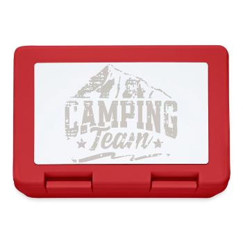 Camping Team Camper Campen - Lunchbox - red - Front