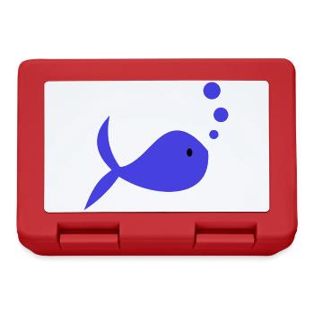 FISH. APRIL FOOL. HOLIDAY. SUMMER. HUMOR - Lunchbox - red - Front