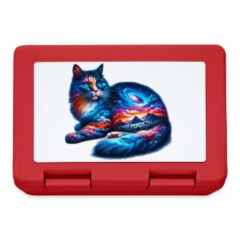 Katze - Brotdose - Rot - Vorne