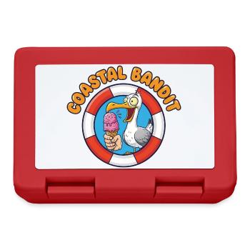 Küstenbandit Möwe Stiehlt Eis - Lunchbox - red - Front