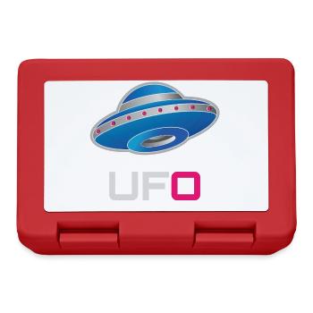 OVNI Futuriste Neon - Boîte à goûter - rouge - Devant