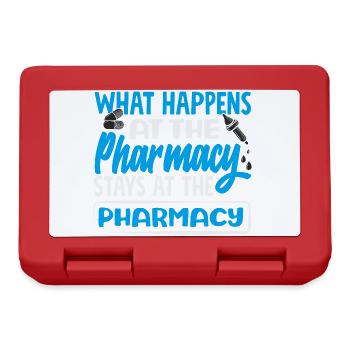 Was In Der Apotheke Passiert Pharmazietechniker - Brotdose - Rot - Vorne
