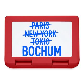 Bochum, Ruhrpott, Ruhrgebiet City Hoodie, tasse - Brotdose - Rot - Vorne