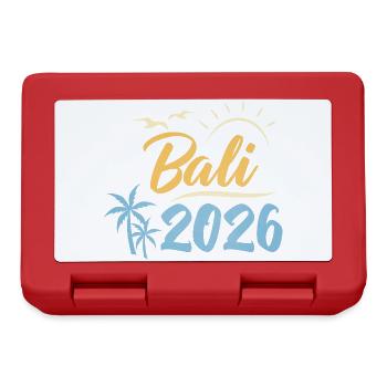 Bali 2026 - Brotdose - Rot - Vorne