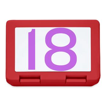 18 - Brotdose - Rot - Vorne