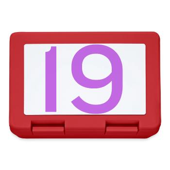 19 - Lunchbox - red - Front