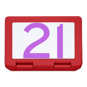 21 - Lunchbox - red - Front