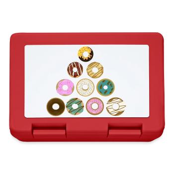 Arbre à beignets - Boîte à goûter - rouge - Devant