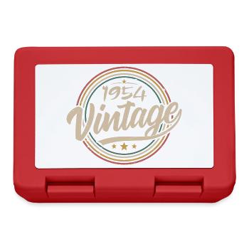 1954 Vintage 1954 Birthday Gift - Retro Style 1954 - Lunchbox - red - Front
