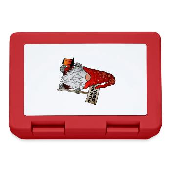 Nord Gnome Christmas gnome with Nordic flair - Lunchbox - red - Front