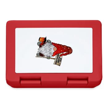 Je déteste les gens Gnome - Ugly Christmas Gnome - Boîte à goûter - rouge - Devant