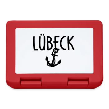 Lübeck - Brotdose - Rot - Vorne