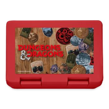 Dungeons And Dragons Classic Logo And Crests - Lunchbox - red - Front
