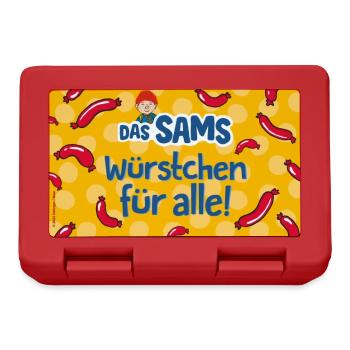Le Grumeau Würstchen Für Alle - Brotdose - Rot - Vorne