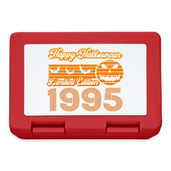 Halloween Pumpkin Birthday Year of Construction 1995 Vintage - Lunchbox - red - Front