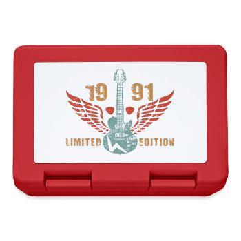 Guitarist Guitar Guitar Lovers Musician 1991 - Lunchbox - red - Front