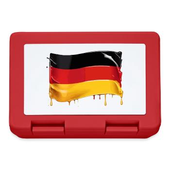GERMAN FLAG FLAG GERMANY - Lunchbox - red - Front