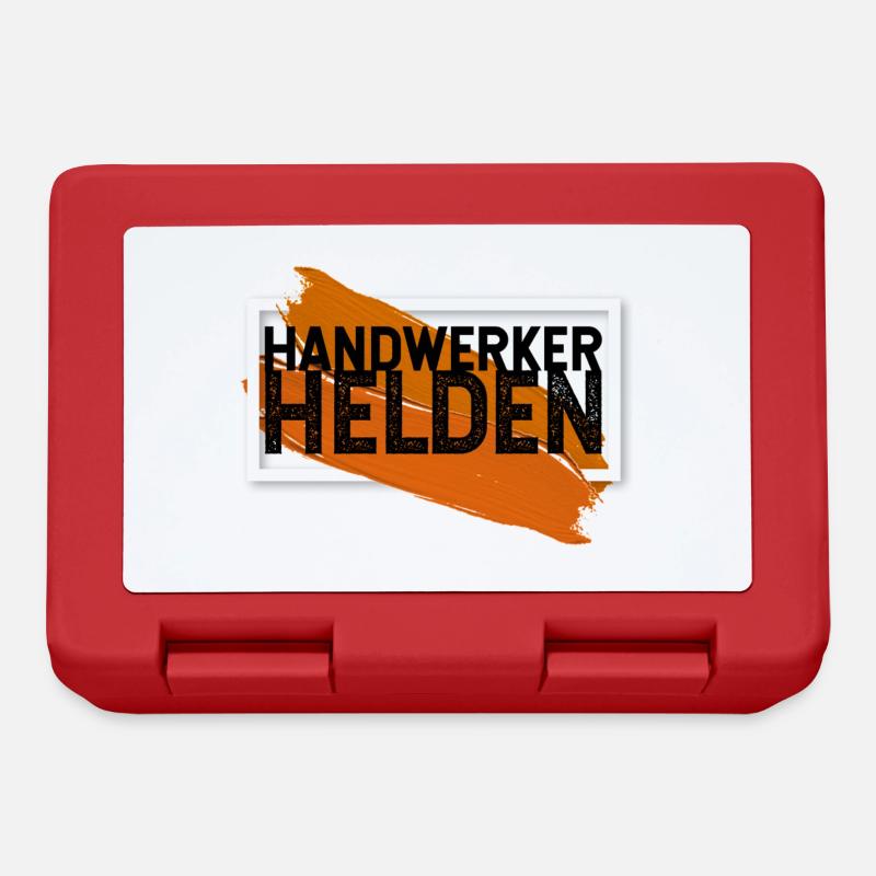 Handwerker Helden - Brotdose - Rot