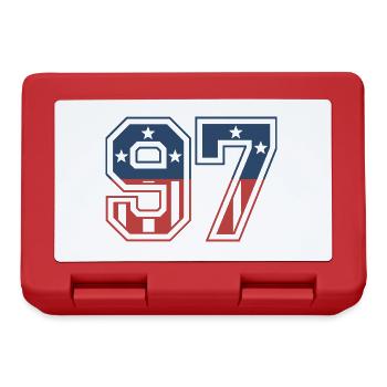 Number 97 USA - Lunchbox - red - Front