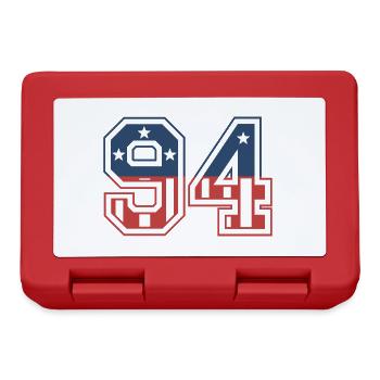 Numéro 94 États-Unis - Boîte à goûter - rouge - Devant