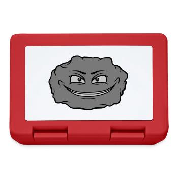 Pierre de dessin animé maléfique - Boîte à goûter - rouge - Devant