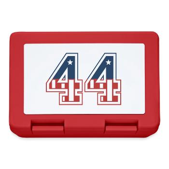 Number 44 USA - Lunchbox - red - Front